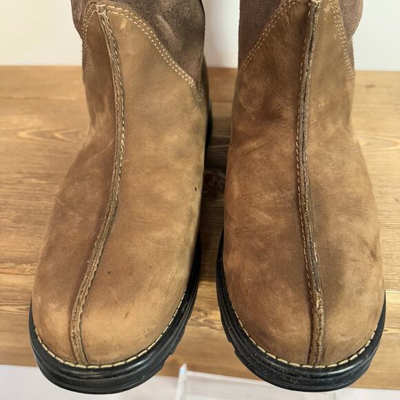 Columbia Shirebrook LeatherWaterproof Winter Boots Womens 8.5 Fleece Omni Grip - Picture 14 of 14